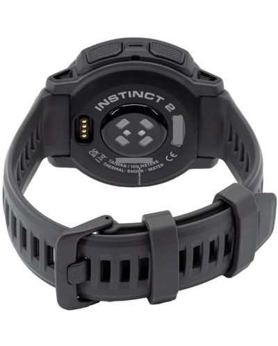Смарт часовник Garmin - Instinct 2 Solar, 45mm, графит/черен - 3